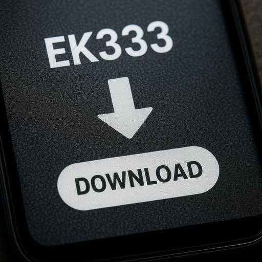 EK333 download screen on Android