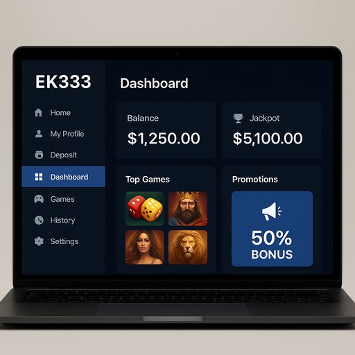 EK333 login screen on Android
